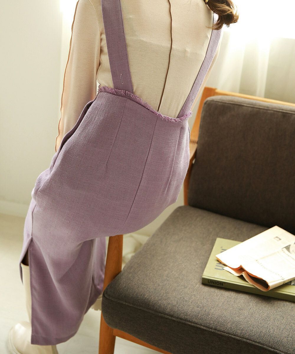 日本 Bab - 2WAY簡約收腰吊帶裙-知性黑