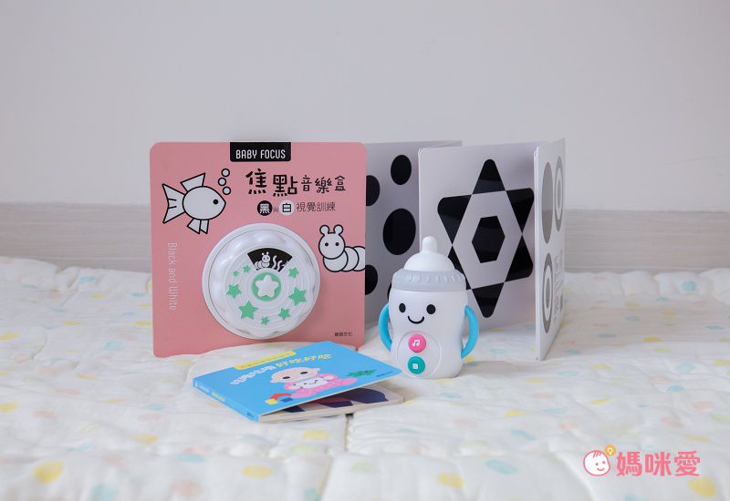 \再版速度破紀錄/ 韓國熱銷寶寶安撫好物：焦點音樂盒＋奶瓶有聲書