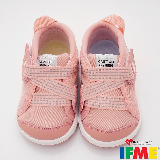 日本IFME - 護踝寶寶機能學步鞋-IF20-330601粉紅(寶寶段)-學步鞋-粉紅