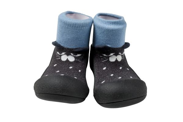 韓國 Attipas - 襪型學步鞋-呆呆貓