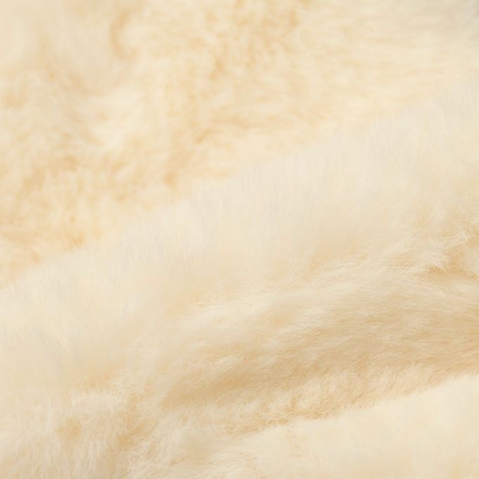 akachan honpo - 動物造型連帽圍巾-仿毛-米白色 (48~50cm)