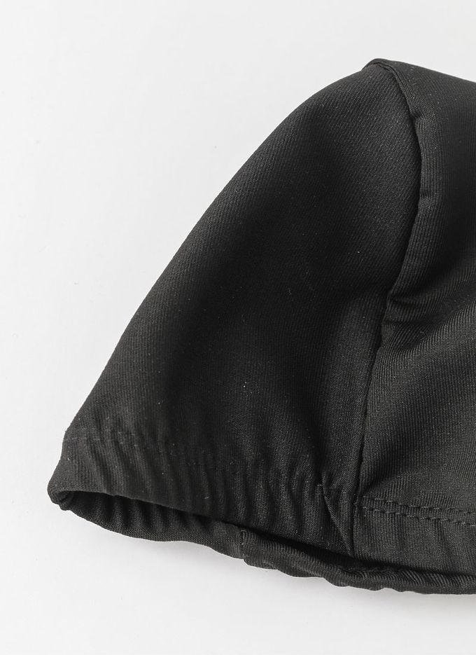 韓國 OZKIZ - 兒童連身泳裝/泳帽Set-黑