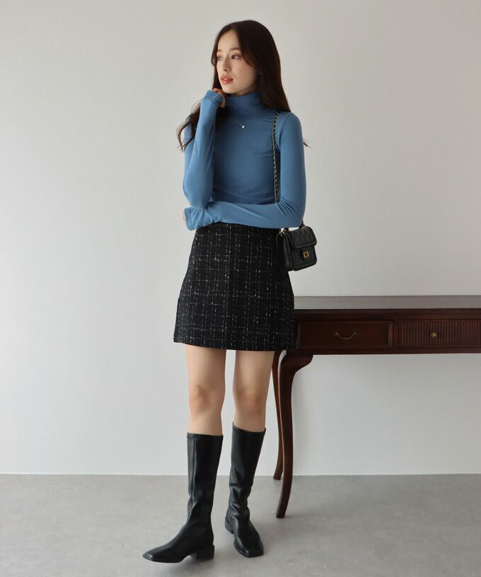 日本 BLUE EAST - 柔軟彈性長袖內搭上衣-寶藍