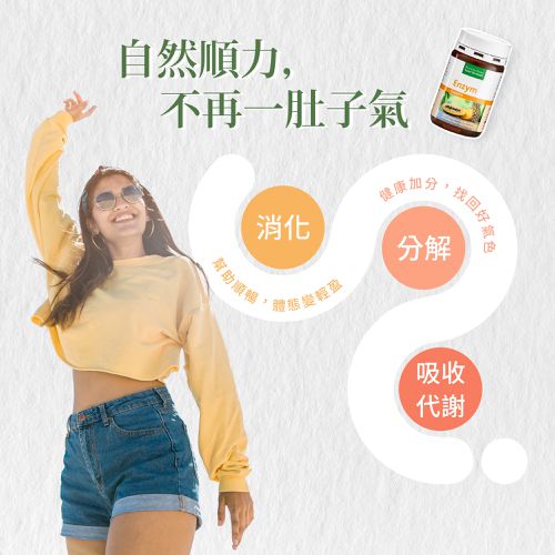 Sanct Bernhard 德國百年草本-鳳梨木瓜酵素膠囊 (90顆/瓶)