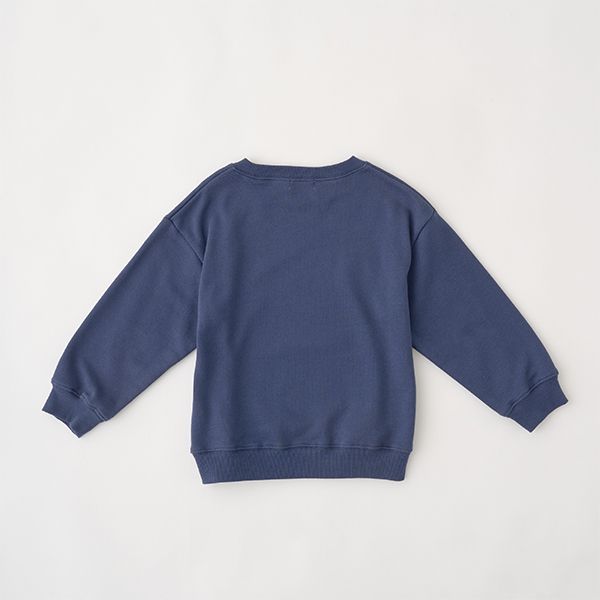 日本 b-ROOM - [推薦]不易起毛球長袖上衣-恐龍-炭灰