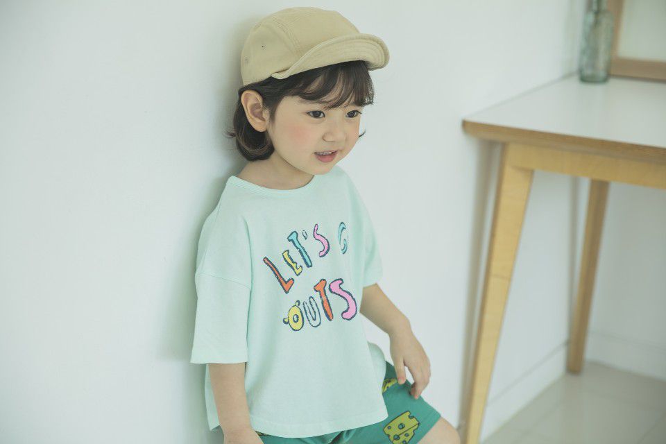 韓國 Mimico - Let's go 字母T-薄荷綠