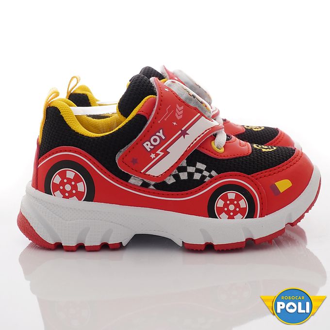 台灣製波力電燈運動童鞋(中小童段)-運動鞋-紅