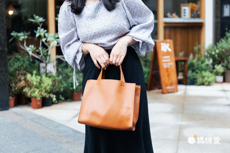 日本 MURA - [樂天NO.1] Square輕量皮革方形托特包-深可可 (26x23x16cm)