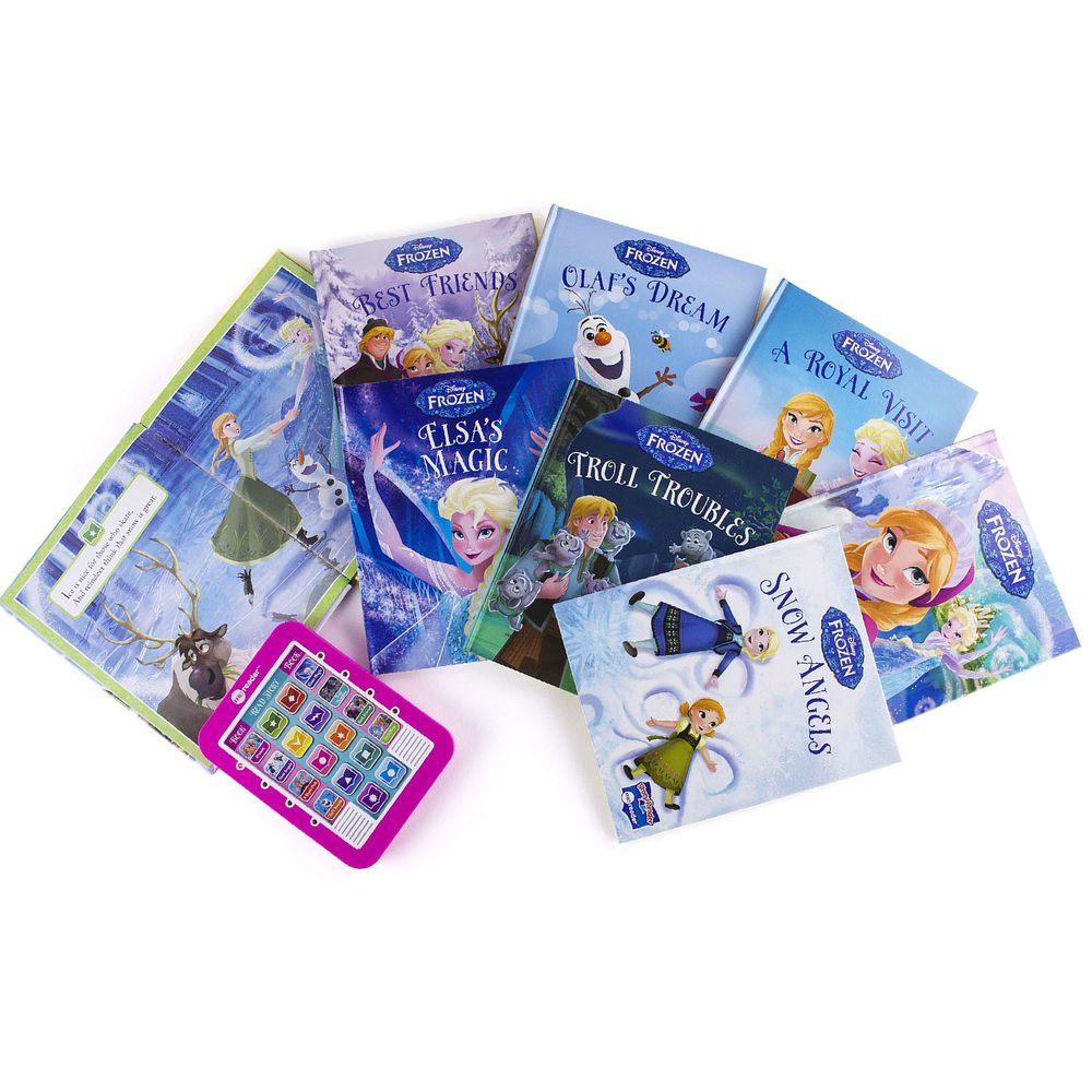 【冰雪奇緣我愛自己閱讀套書】Frozen Electronic Reader and 8 Book Library