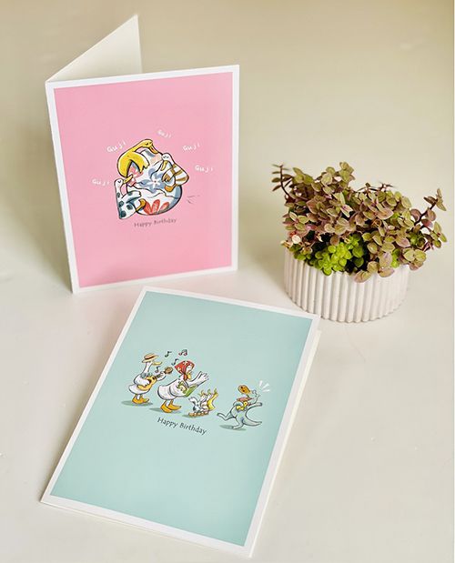 鴨子湖故事系列套書：《Guji-Guji》+《Guji-Guji不見了》（首刷限量加贈Guji-Guji生日卡組）