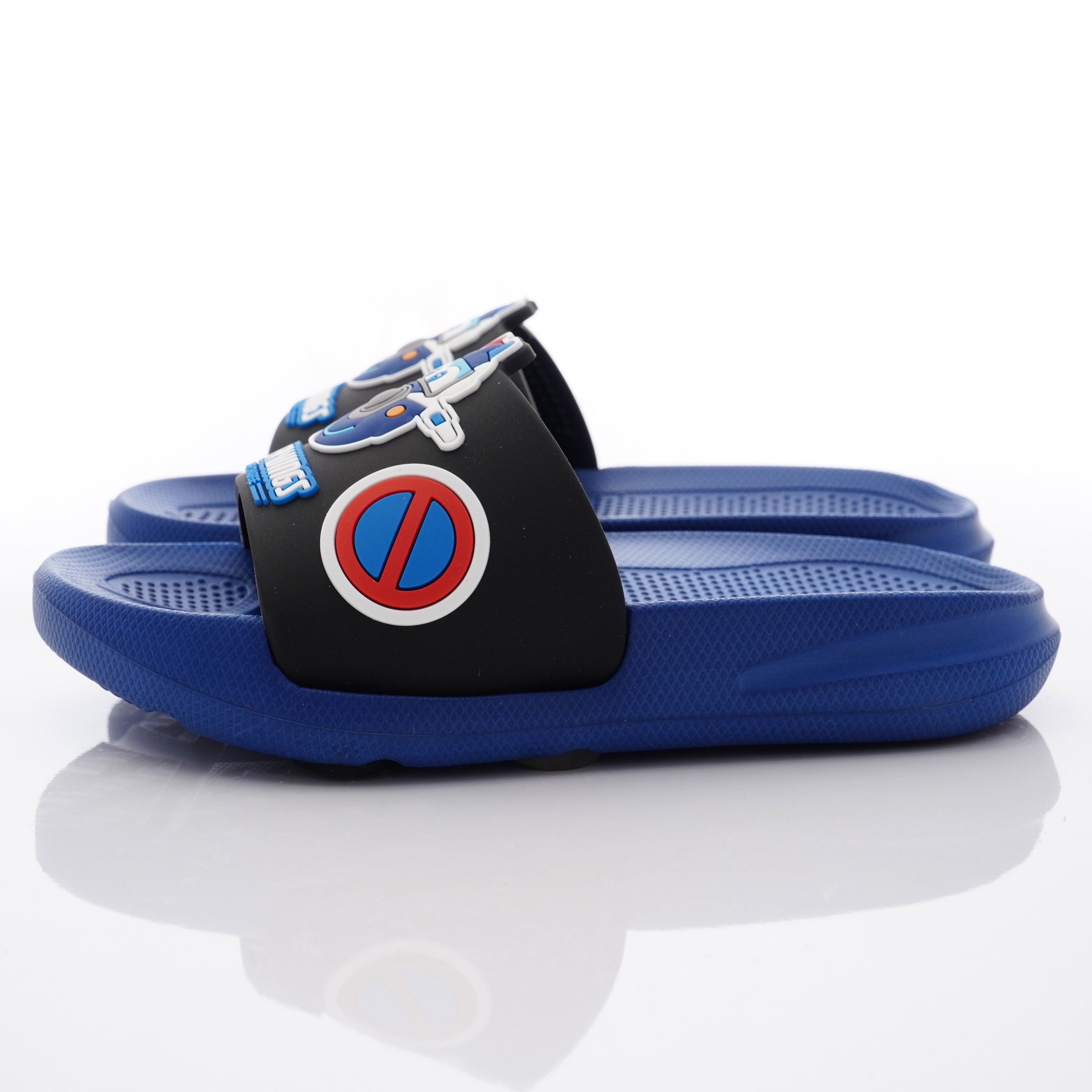 Super Wings - 卡通童鞋-保羅輕量拖鞋款(中小童段)-深藍