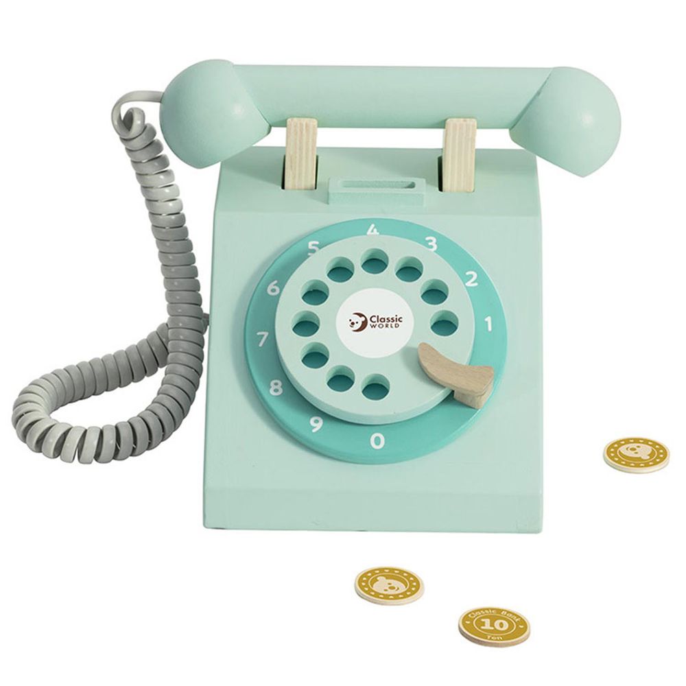 德國 ClassicWorld - 木製電話復古經典款