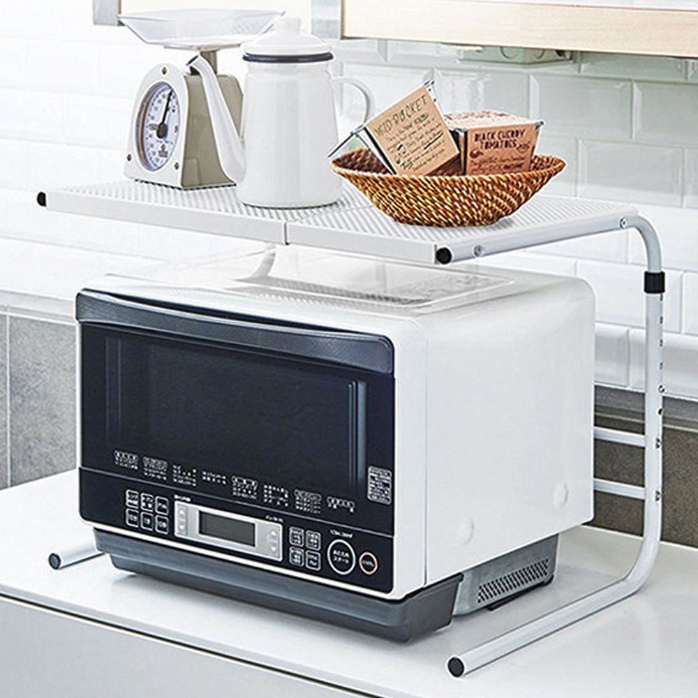 日本天馬 - 微波爐烤箱收納置物層架(伸縮型)