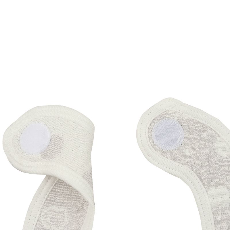 akachan honpo - 圍兜3件組 4層棉紗-90周年-米白色 (70~95cm)