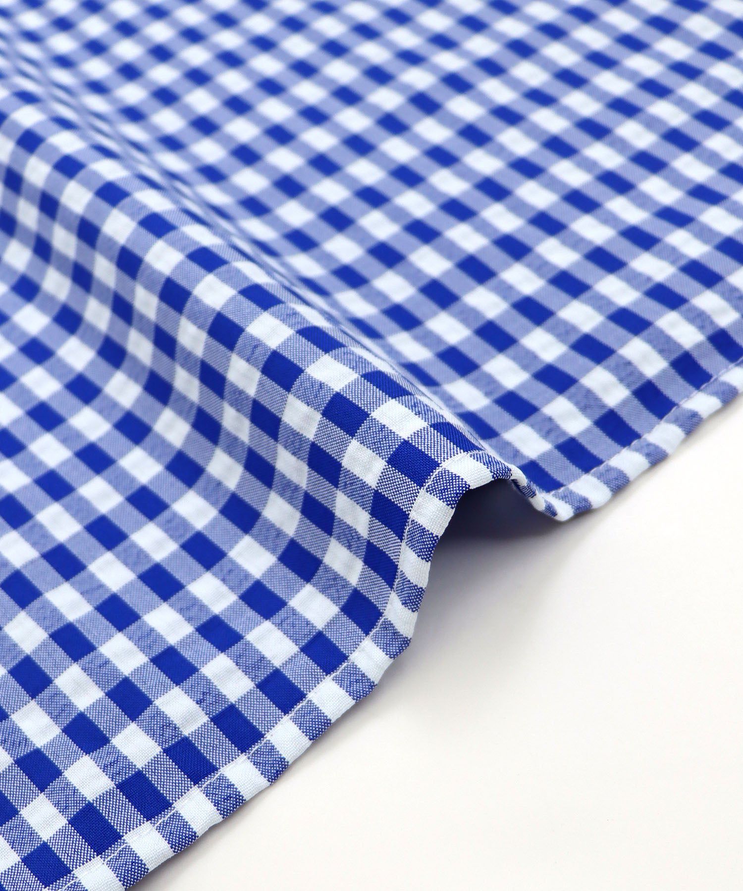 日本 BLUE EAST - 文藝方領大泡泡袖洋裝-格紋-黑