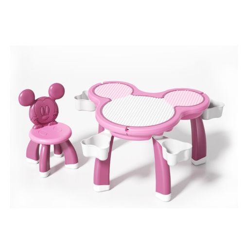 Bonne Nuit - 迪士尼兒童遊戲桌椅組 (一桌一椅)-珍珠粉
