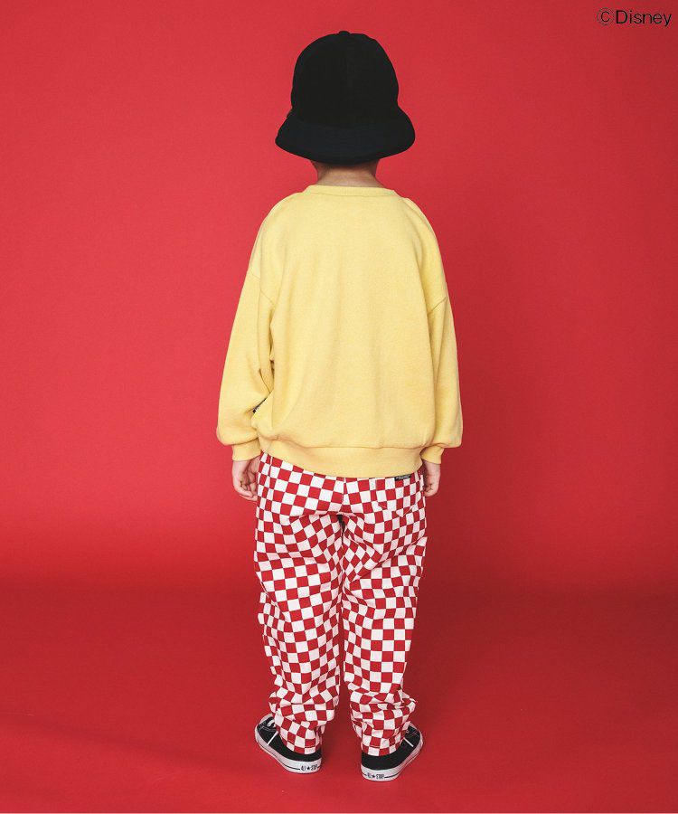 日本 BREEZE - 聯名款 迪士尼印花長袖上衣-米奇復古-黃