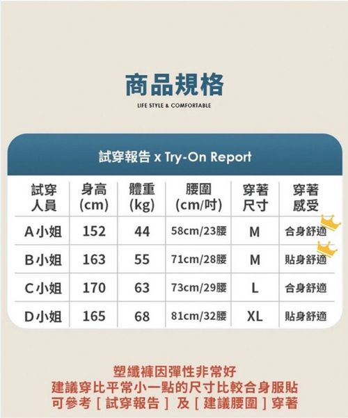 MIT3D翹臀塑纖褲