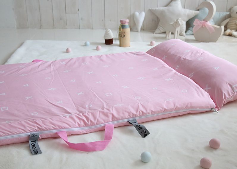 韓國 Teepee - 四季用防蟎抗菌兒童睡袋(有拉鍊)-摩登灰