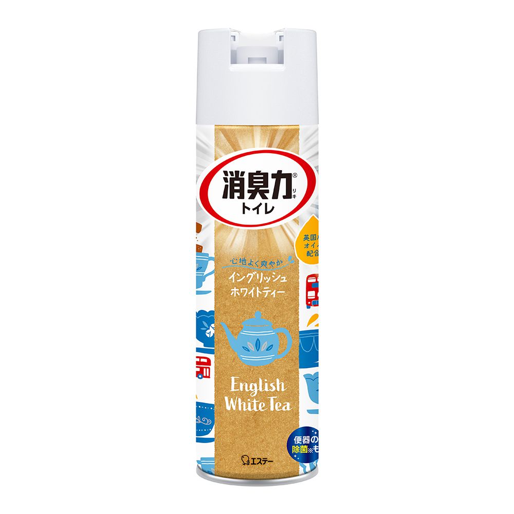 日本 ST 雞仔牌 - 馬桶瞬間消臭力噴霧-英式白茶-365ml