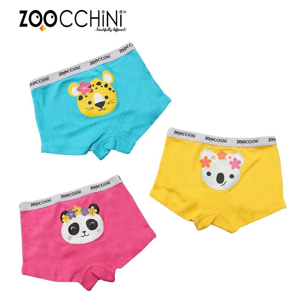 花圈少女四角內褲3入組 (2y-3y（體重約為13-15.5kg）)