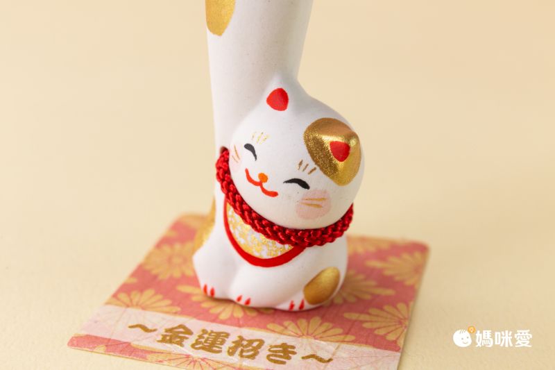 日本代購 - 開運風水 大手造型招財貓擺飾-金 (5×5×7.5cm)