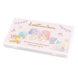 收納王妃 - 三麗鷗Sanrio【野餐雙子星】隨身口罩收納盒 /口罩盒/置物盒/零錢盒/鉛筆盒