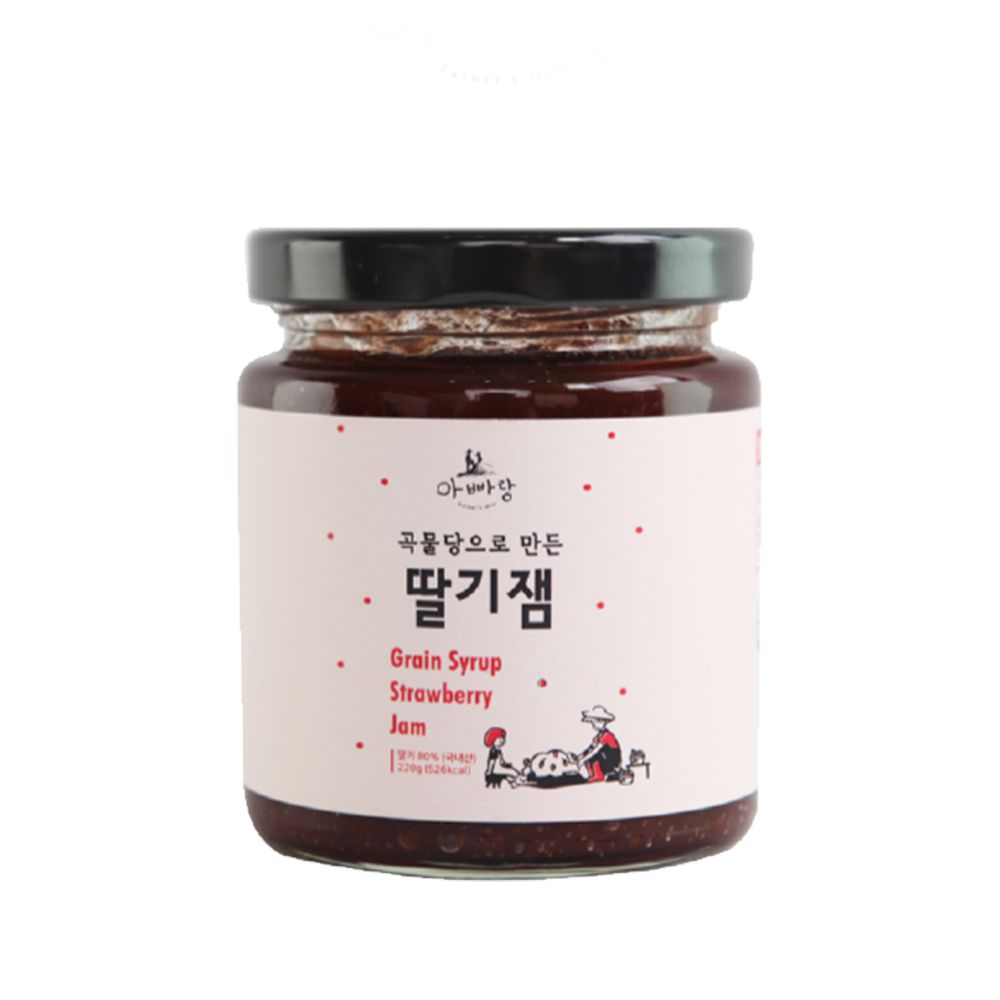 韓國 Fathers Hill爸爸山丘 - 果醬-草莓 220g-(效期 2024/11/14)
