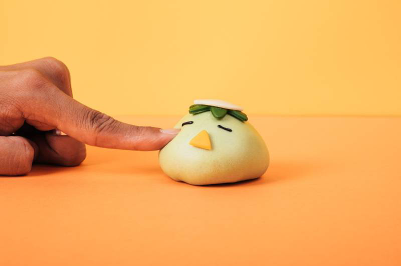 叁和院 - 可愛萌包子-河童抹茶包-彩盒 (6入)-40g/顆