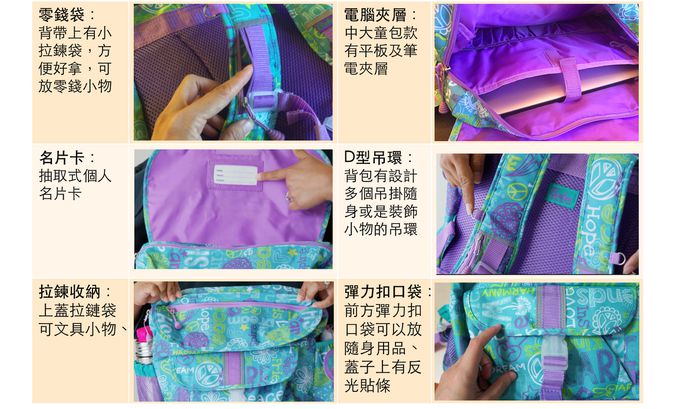 Bixbee - Sparkalicious - PINK 閃采系列-甜心粉中童輕量舒壓背/書包-粉色亮片-粉色 (33*28*12.7cm)-500g