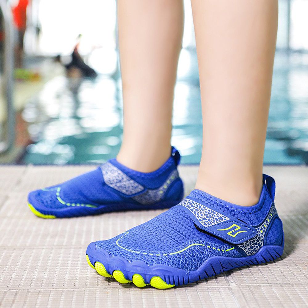 新款兒童海灘鞋-大童系列-藍色