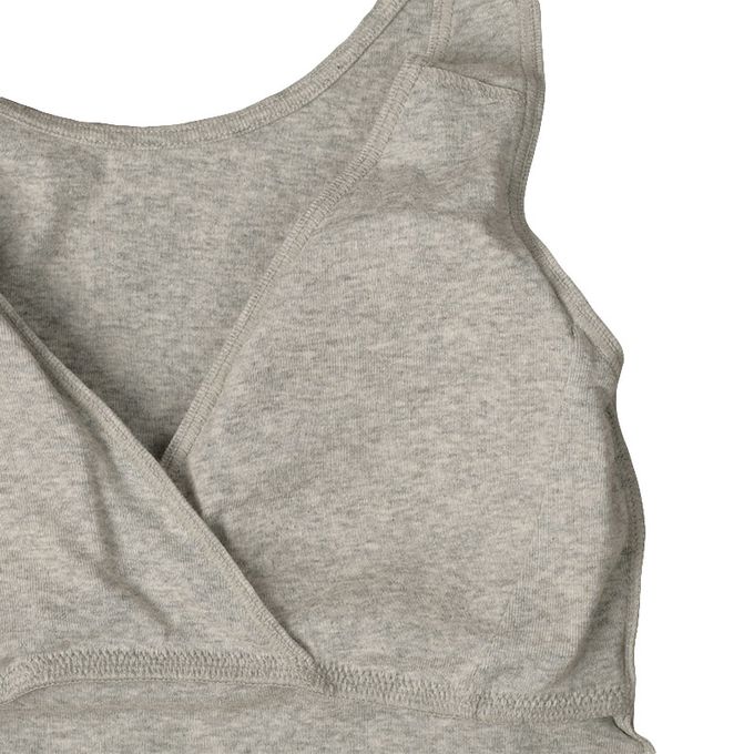 akachan honpo - 有機棉坦克背心-灰色