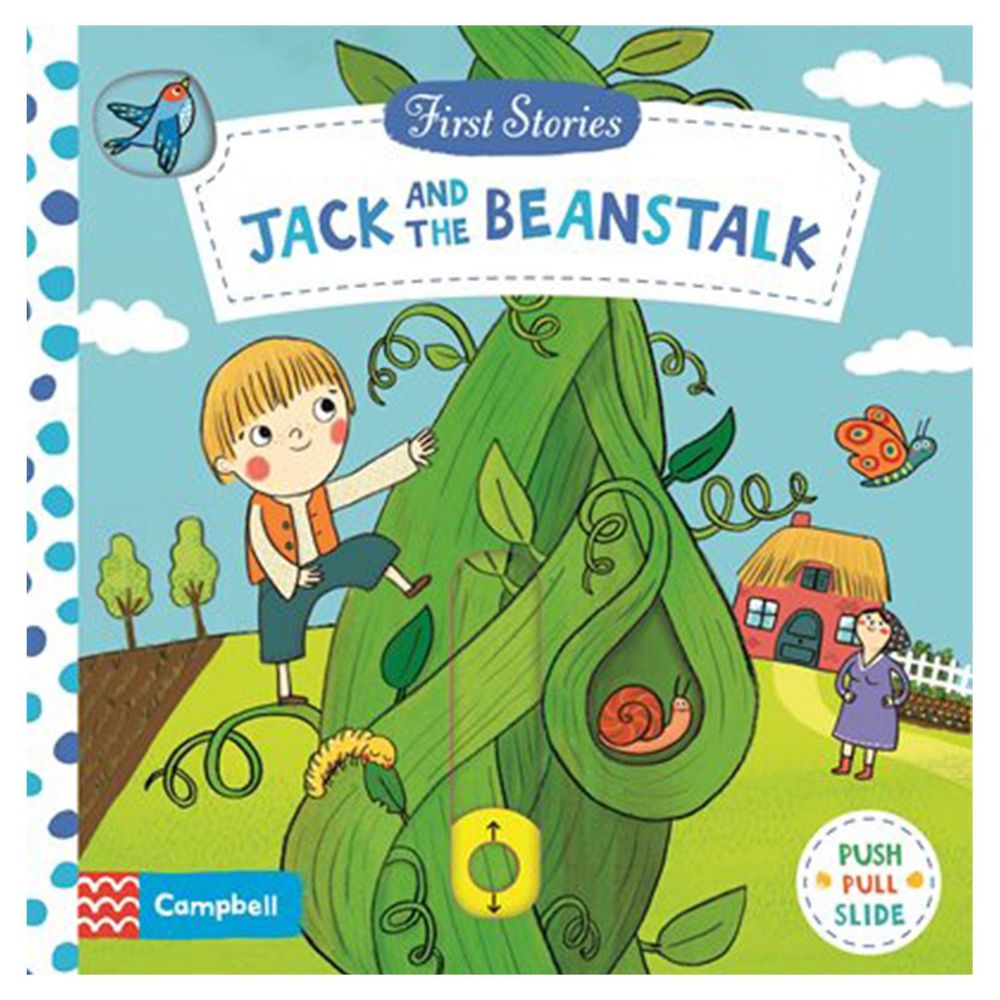 First Stories 操作硬頁書-Jack and the Beanstalk 傑克與魔豆-彩色