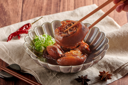 【國宴主廚温國智】 - 老火慢滷常溫花生豬腳-400g/包 x6包