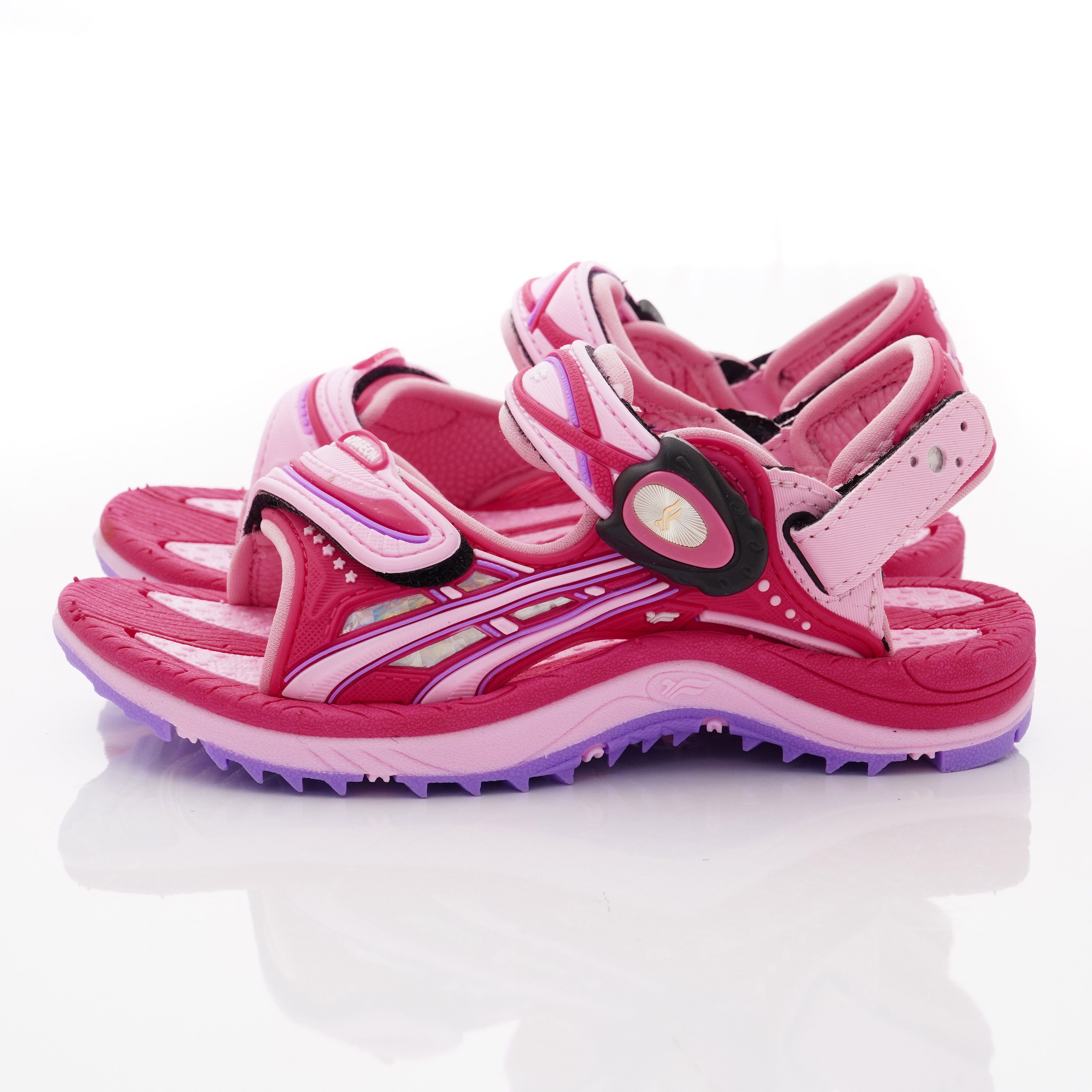 G.P - 造型磁扣兩穿涼拖鞋款(中小童段)-桃紅