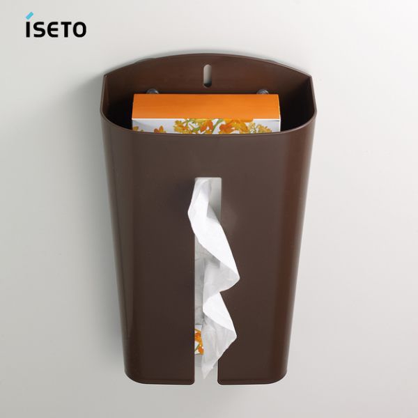 日本ISETO - 塑膠袋收納存取架-白