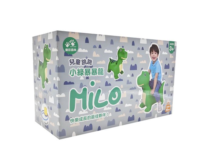 樂彩森林 - 兒童跳跳-小綠暴暴龍MILO