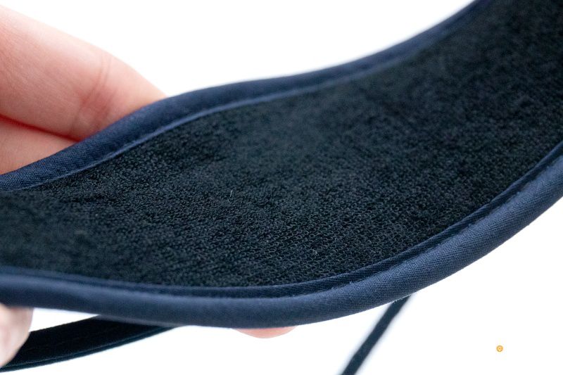 兒童加寬透明防飛沫面罩空頂帽-可調節角度-黑色