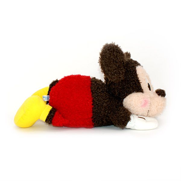 迪士尼 Disney - 【SEGA】日版 Disney迪士尼 景品 米老鼠 紅色趴姿米奇 絨毛娃娃