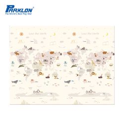 韓國 Parklon 帕龍 - 單面切邊地墊 - 地球動物樂園 (200x150x1cm)
