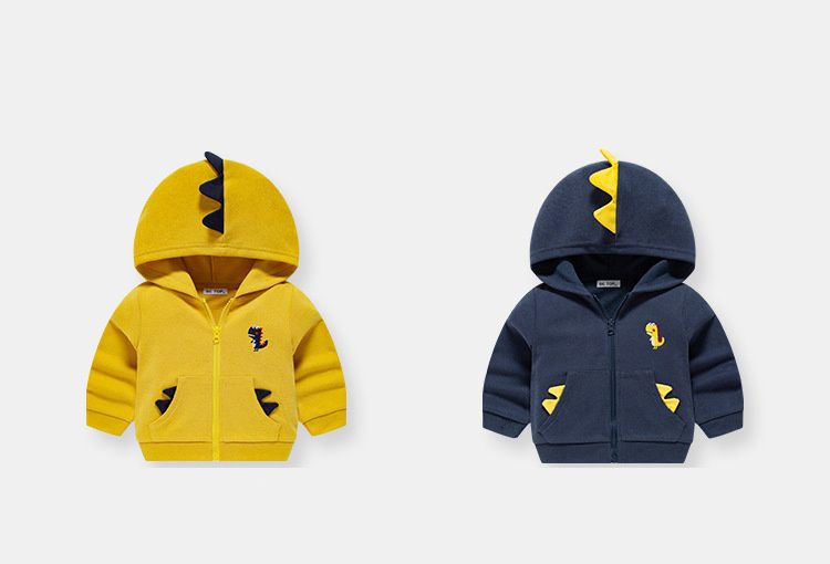 休閒連帽外套-深藍色