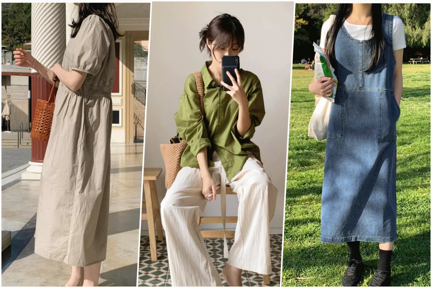 韓國 98doci - 夏季好搭西裝直筒寬褲-薄荷綠