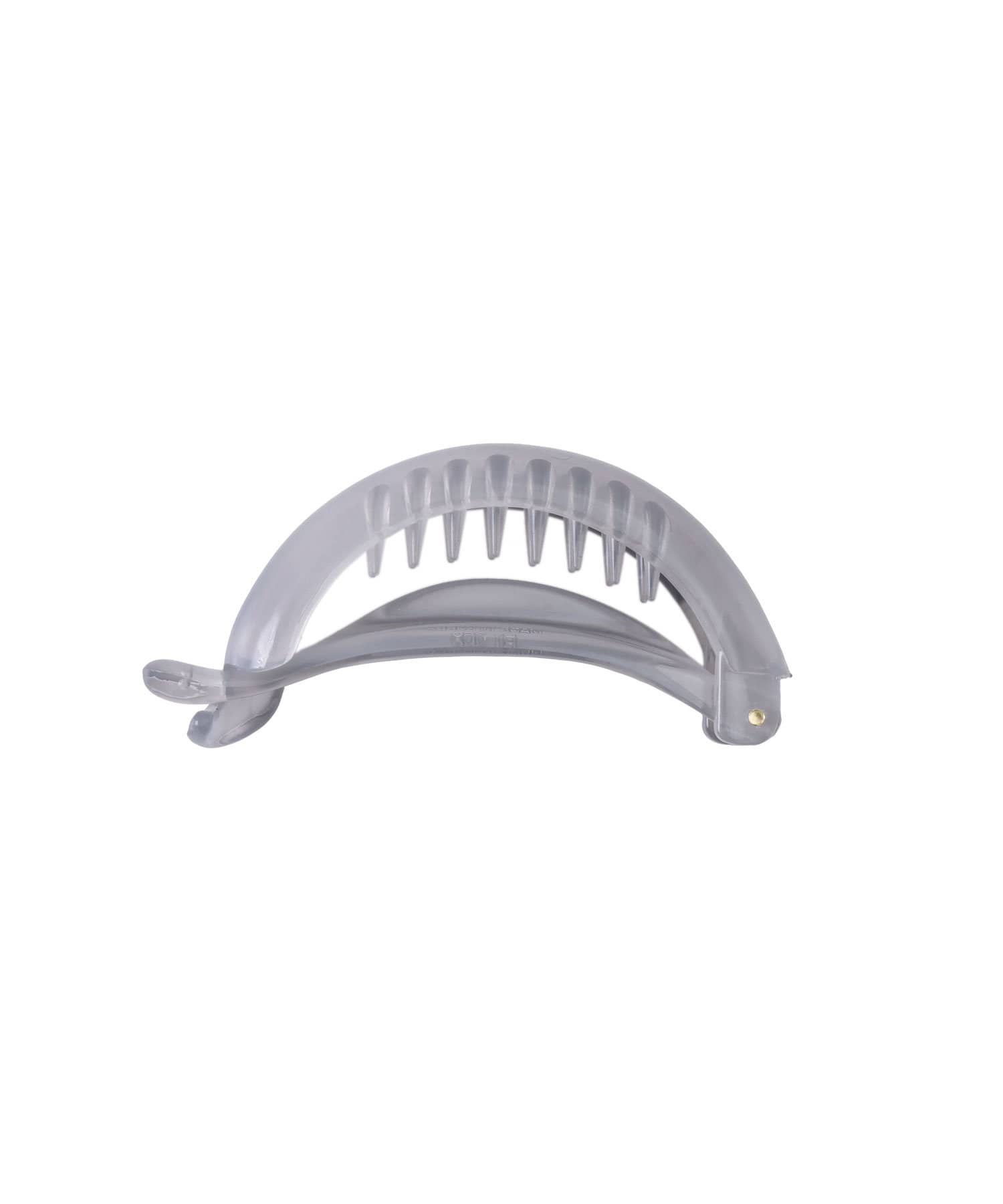 日本 Lattice - 美型弧面香蕉夾/髮夾-咖啡