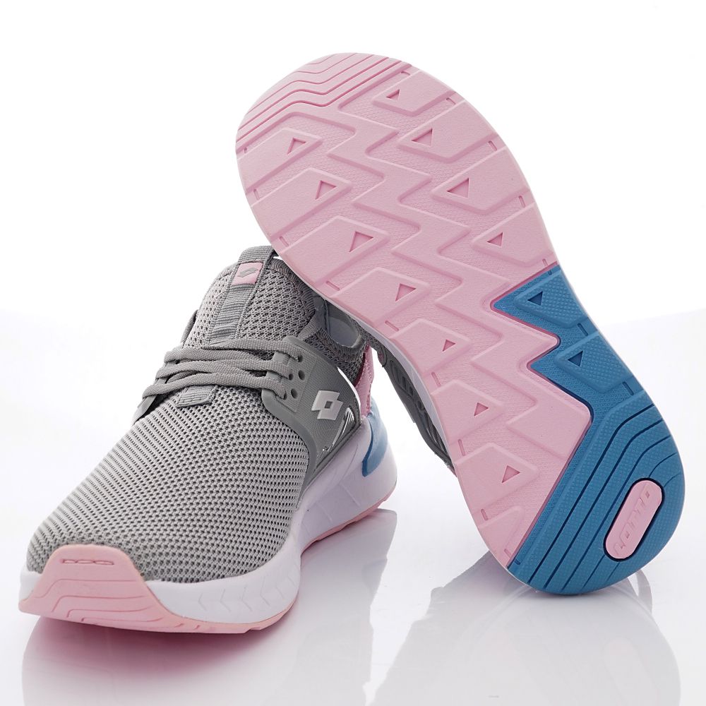 LOTTO樂得 - 輕量跑鞋城市暢跑鞋款0658系列(女段)-粉灰