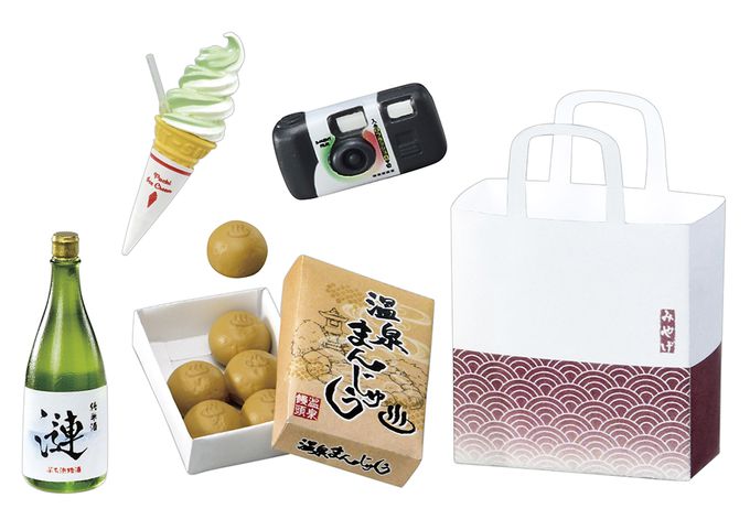 RE-MENT - ぷちサンプル系列 海邊的溫泉旅館 夕波 整組8種