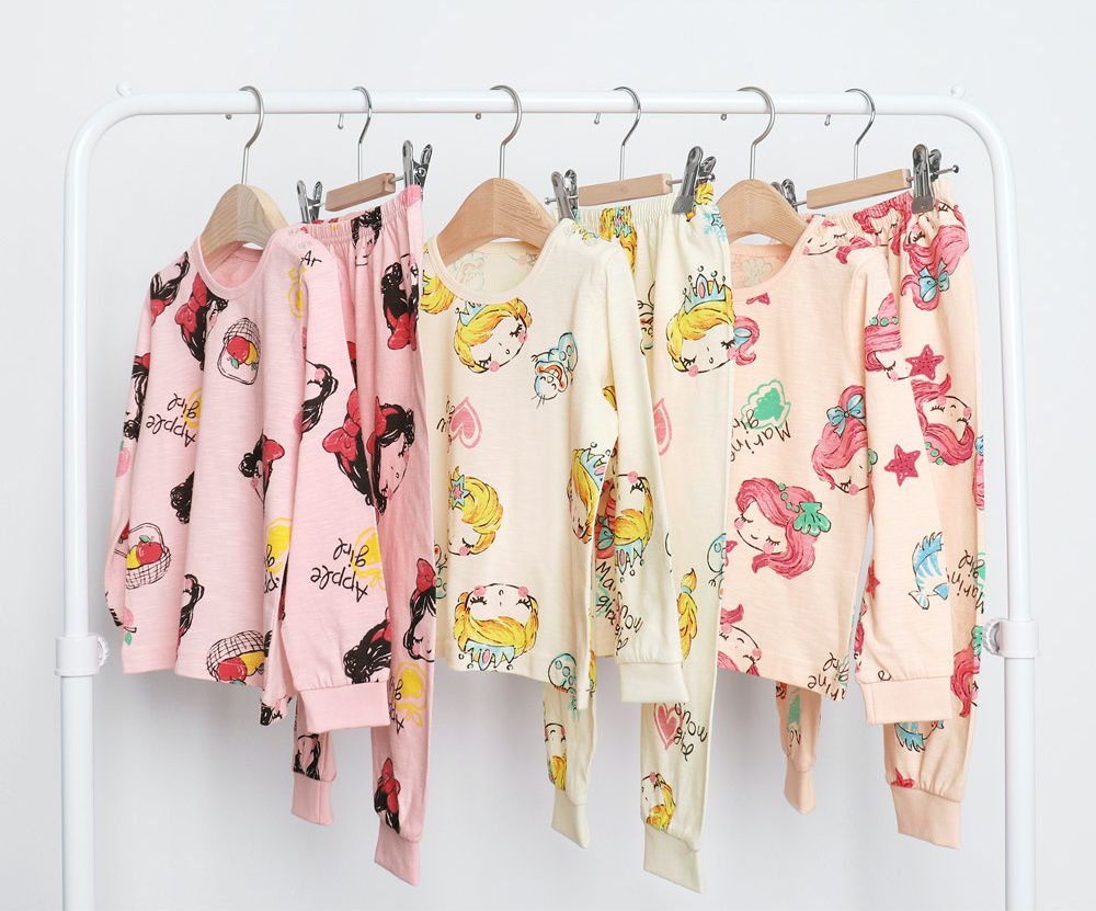 韓國 Mellisse - 韓製莫代爾透氣長袖家居服-冰雪公主