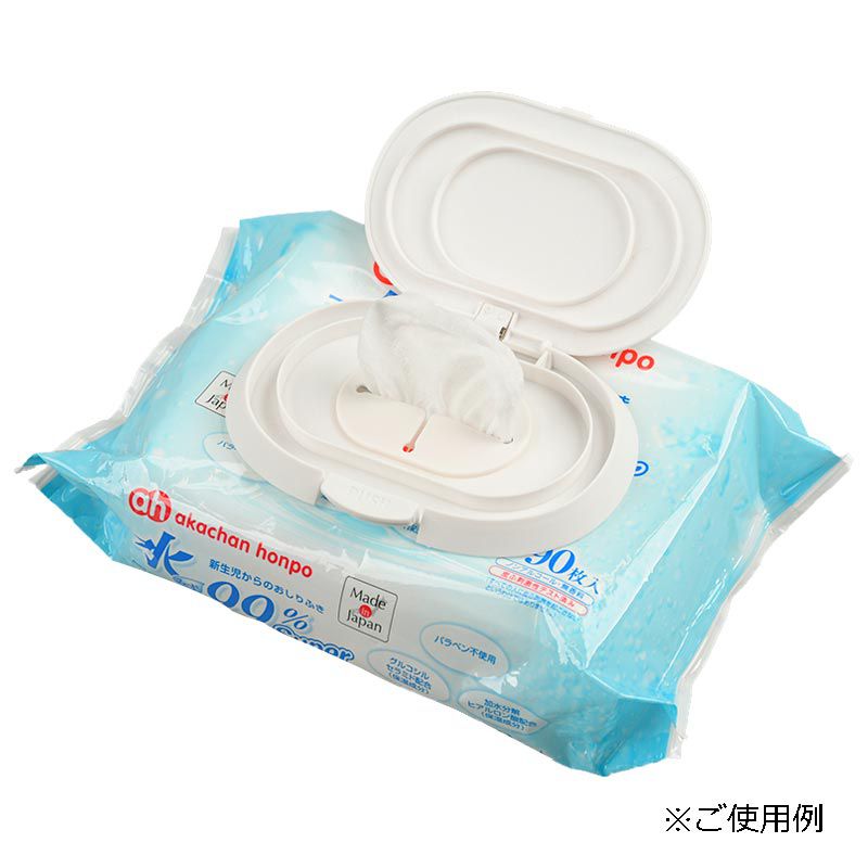 akachan honpo - FUTAP按壓式濕紙巾蓋Plus-白色