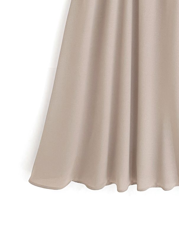 日本 GRL - 法式復古斗篷領收腰長袖洋裝-海軍藍