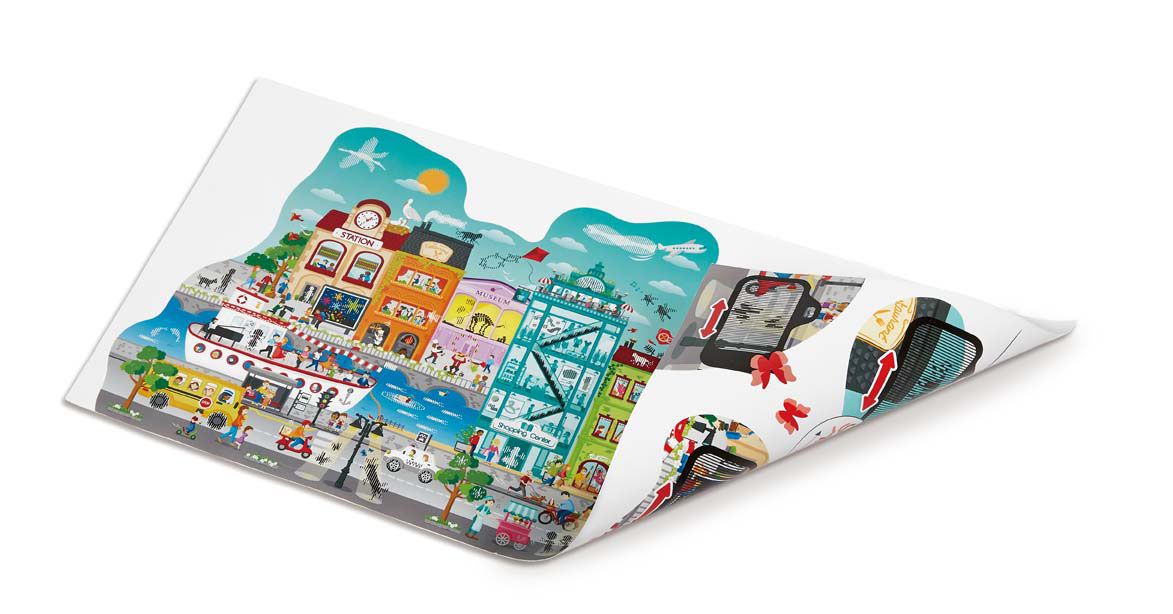 德國 Hape - 動畫城市透視拼圖