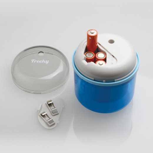 日本文具 SONIC - 自動停止乾電池式電動安全削鉛筆機-帥氣黑紅